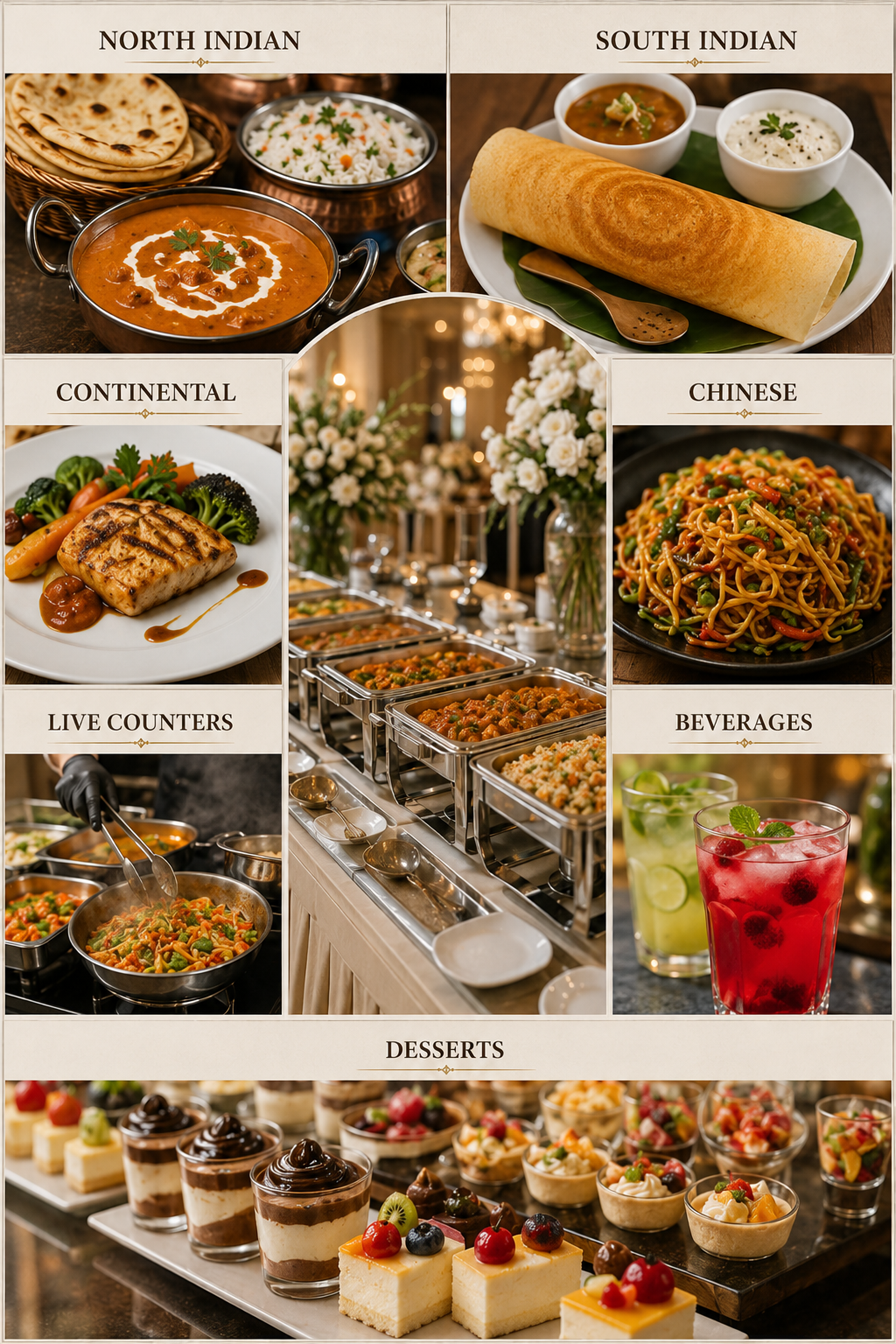 Menu Options We Offer for Events in Gurgaon
