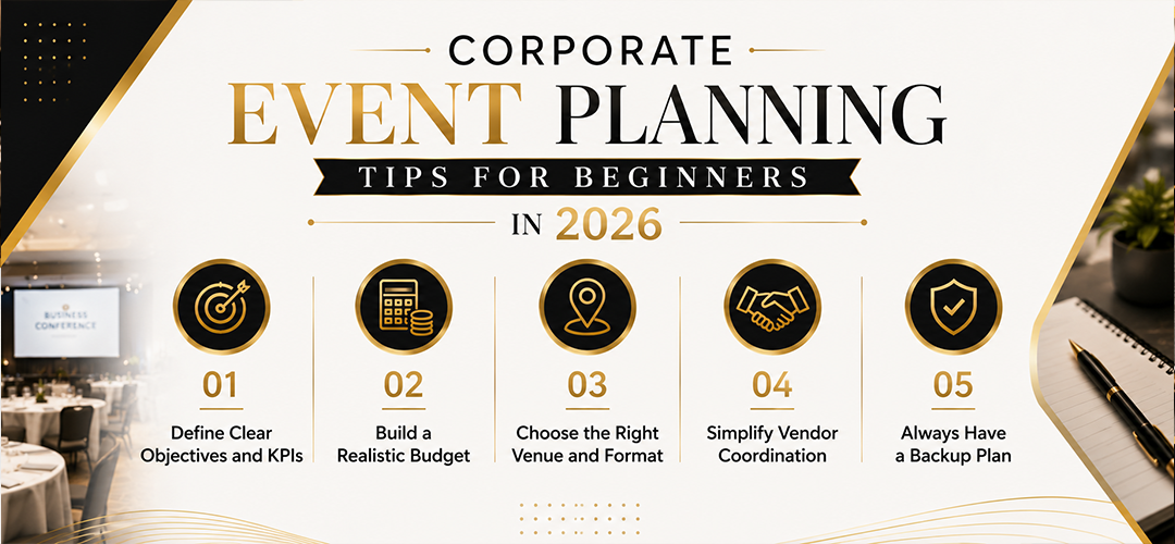 Best Corporate Event Planning Tips for Beginners in 2026