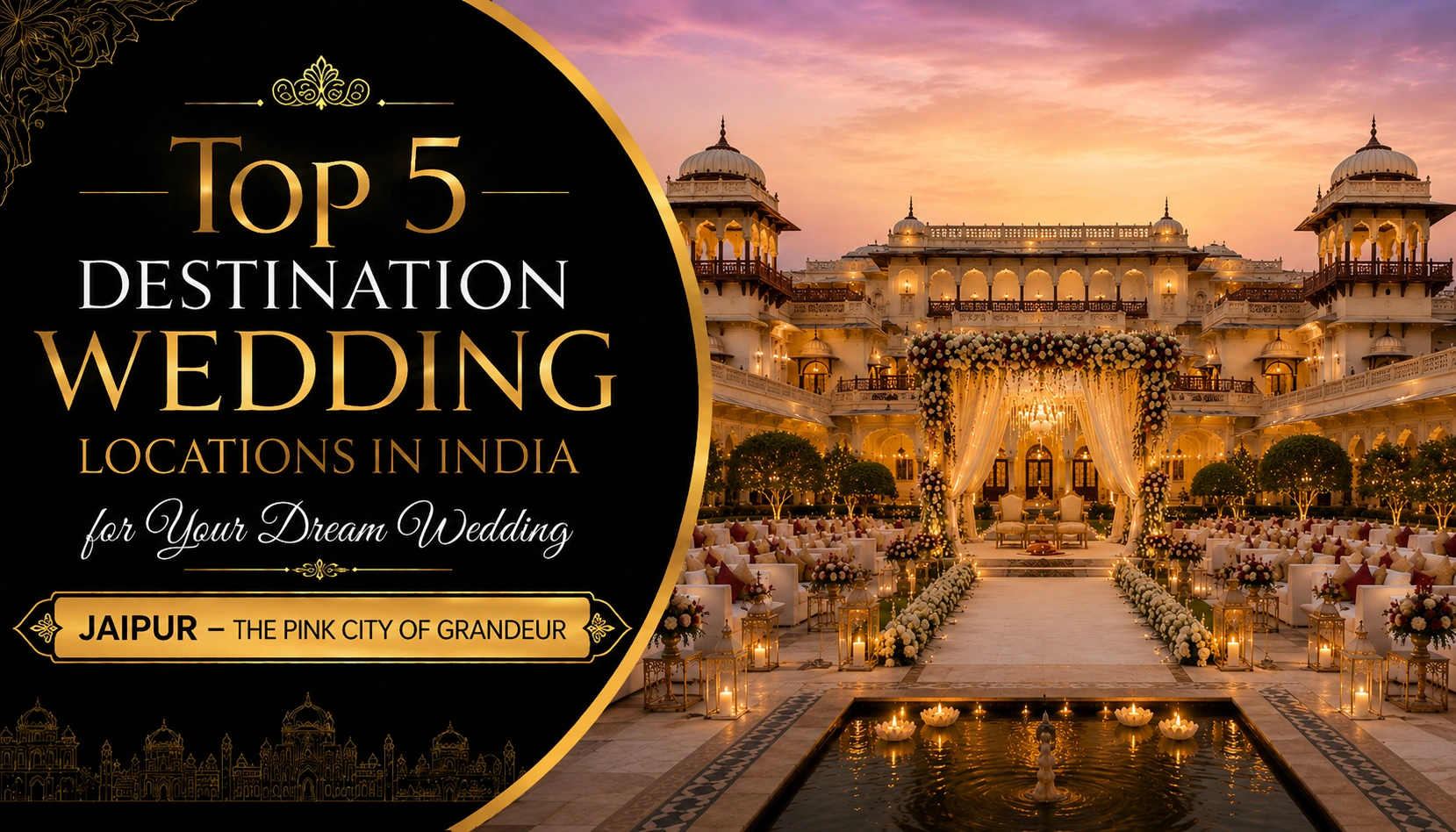 Top 5 Destination Wedding Locations in India for Your Dream Wedding