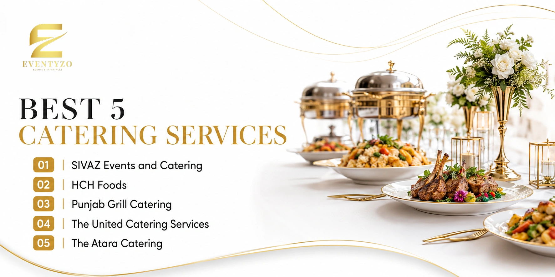 Top 5 Catering Services in Gurgaon