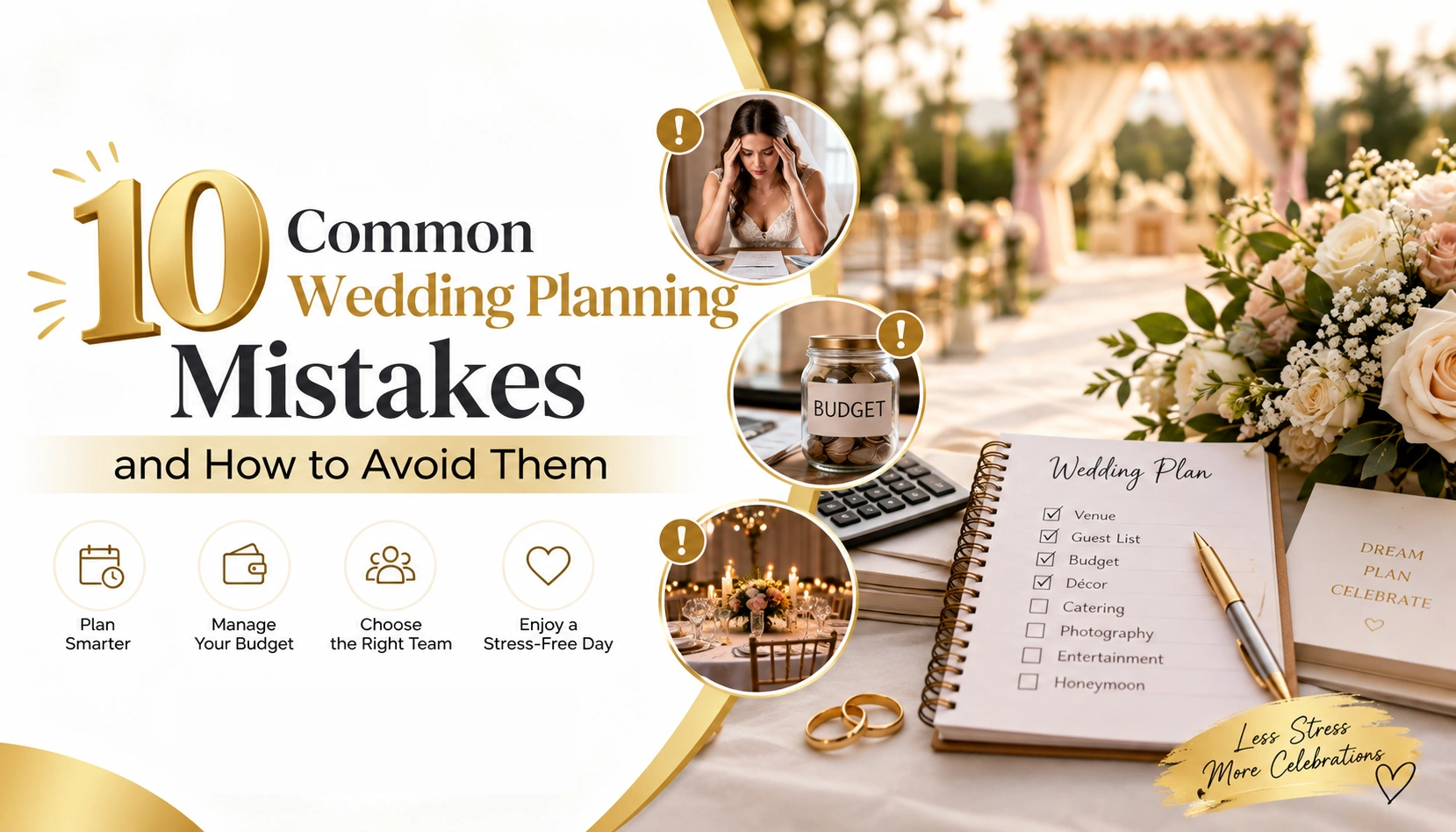 10 Common Wedding Planning Mistakes and How to Avoid Them